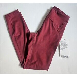 Lululemon instill HR tight 25" leggings mulled wine 4 NWT